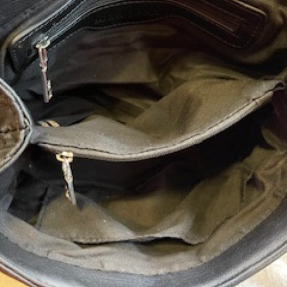 BADGLEY MISCHKA EUC QUILTED LEATHER SHOULDER/CROSSBODY BAG - Picture 10 of 12